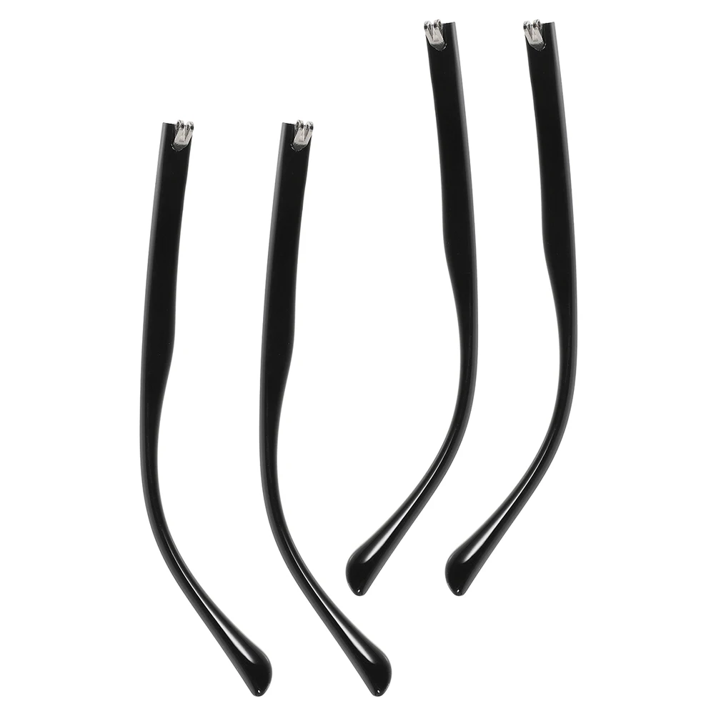 

2 Pairs Sunglasses Replacement Temple Arm Legs TR90 Eyeglasses Frame Parts Durable Plastic Comfortable Fit Universal Glasses