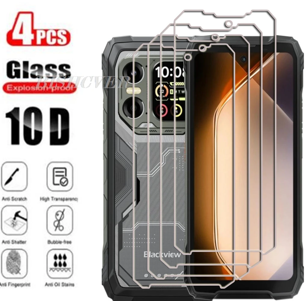 

4Pcs For Blackview Xplore 1 6.78" Blackview Xplore 1 Xplore1 Tempered Glass Screen Protector Glass Film