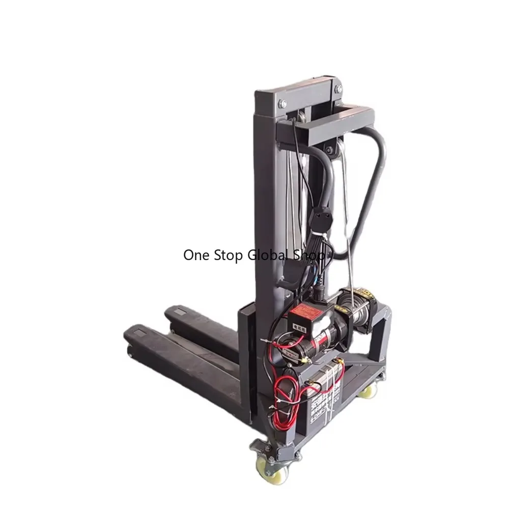 Portable Detachable Electric Forklift 300kg Load Capacity 1.2m to 1.6m Lifting Height for Cargo Handling