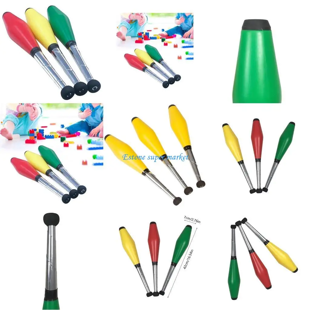 090B ジャグリング スティック 微細運動スキル トレーニング サーカス ジャグリング クラブ ジャグリング キット