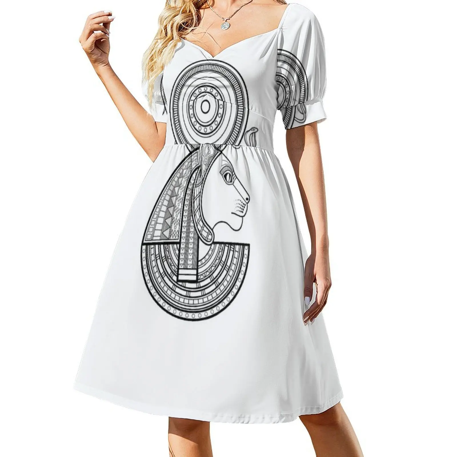 เซคเมต (สีดำ) ชุดเดรสสไตล์เกาหลีสำหรับผู้หญิง ชุดเดรสลำลองที่ดูสง่างามสำหรับงานปาร์ตี้หรือสวมใส่ในชีวิตประจำวัน แองเจิลส์ ออนลี่ แองเจิลส์ลีนลี่ เซคเมต