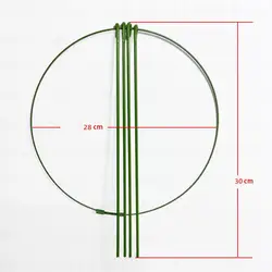 Metal Round Adjustable Garden Flower Plant Stand Support Circle Stake Ring Holder Climbing Iron Gardening Tools Bonsai Veg
