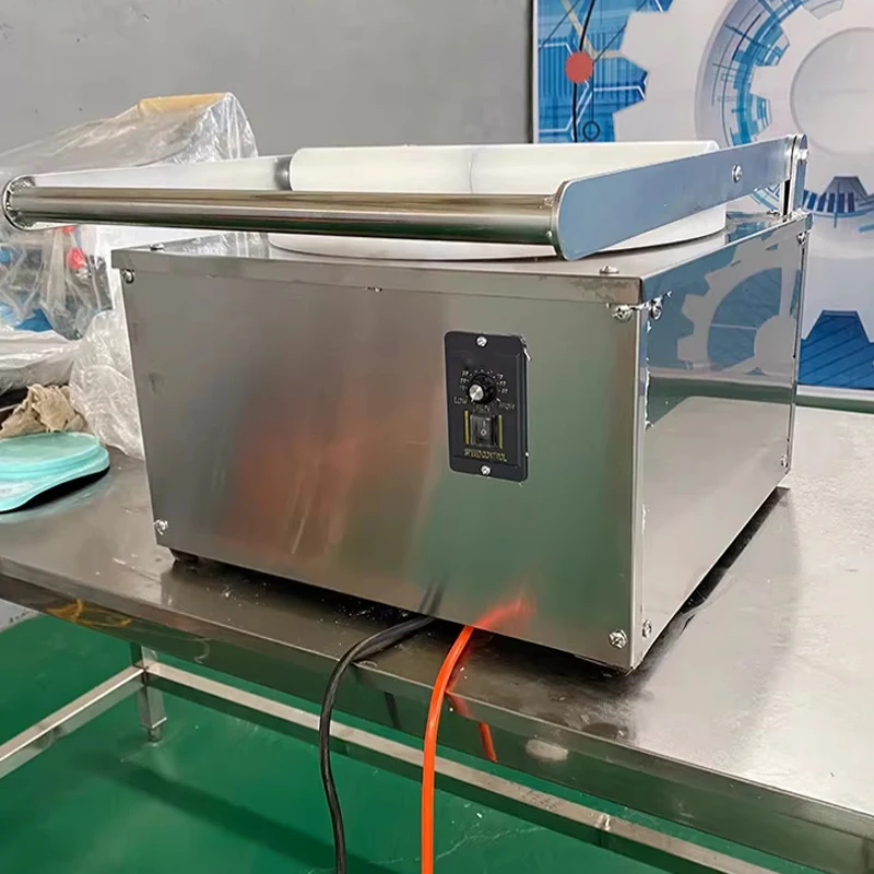 Automatic Pizza Dough Flattening Machine Pancake Pressing Rolling Machine Pizza Presser Easy Use Flatbread Dough Rolling Machine