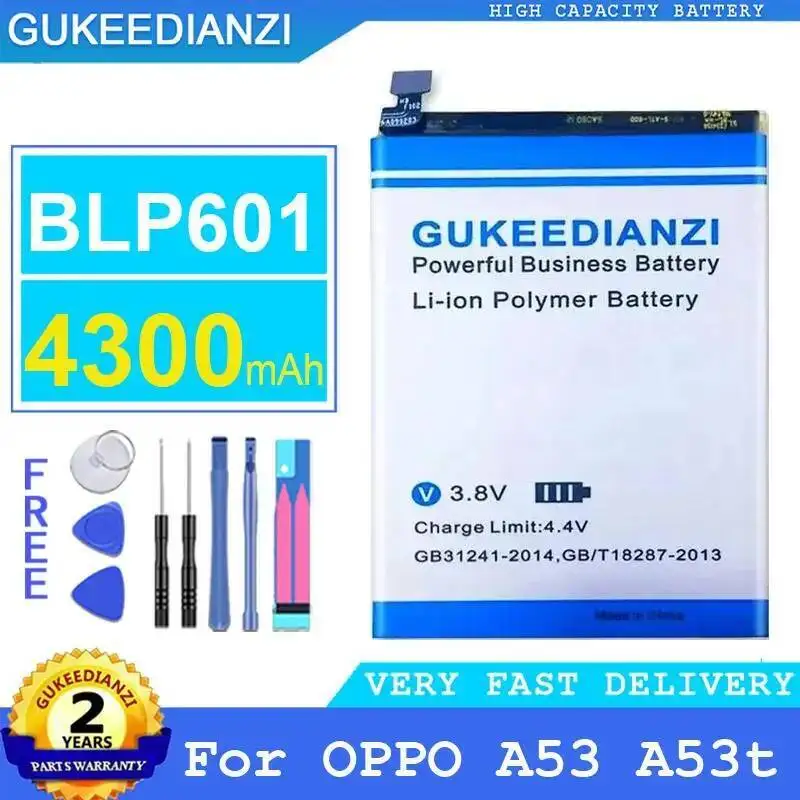 

BLP601 4300Mah Mobile Phone Battery Safe For Oppo A53 A53t