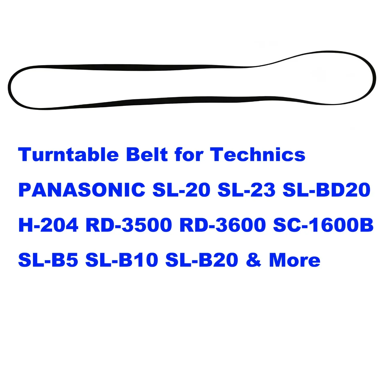 Correa de Repuesto para Tocadiscos Vintage, Compatible con Panasonic Technics SL-20 SL-23 SL-BD20 RD-3500 RD-3600 SC-1600B, Múltiples Modelos