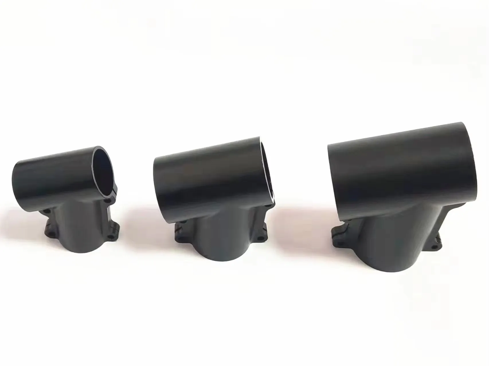 1pc Three-way joint carbon tube T-clamp connection clamp for RC Multirotor Drone, Aluminum Alloy T-angle Tripod, 20, 25, 30mm