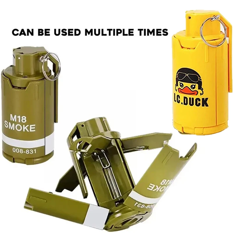 

K4-Nylon Impact Resistant Reusable Grenade Model Multi Styles Outdoor Shooting Game Toy Prop