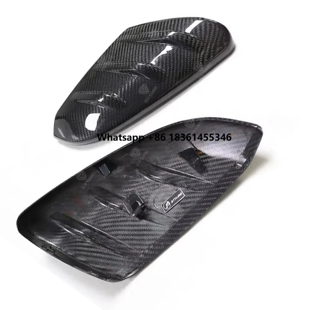 10TH Gen Civic (2016-21) Replacement Dry Carbon Fiber  Rearview Mirror Cover Fit