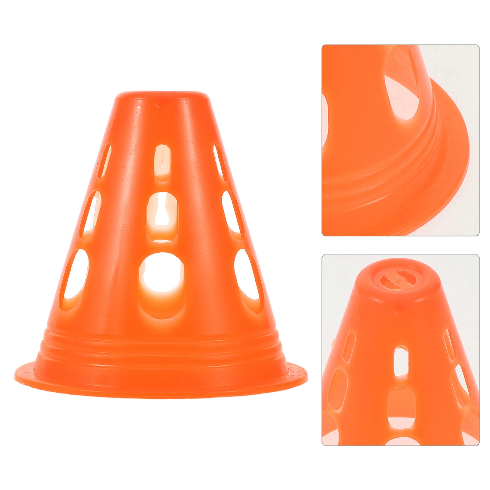 

30pcs Skating Marker Cones Wheel Skating Piles Bright Colors Stackable Lightweight Outdoor Training Agility Obstacle Course