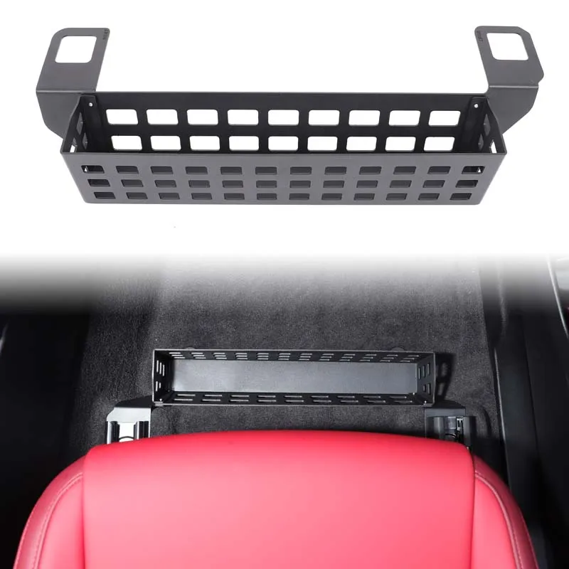 Aluminum alloy car co-pilot Seat multifunctional tool storage basket interior accessories Suitable for BMW X3 G45 2025 +