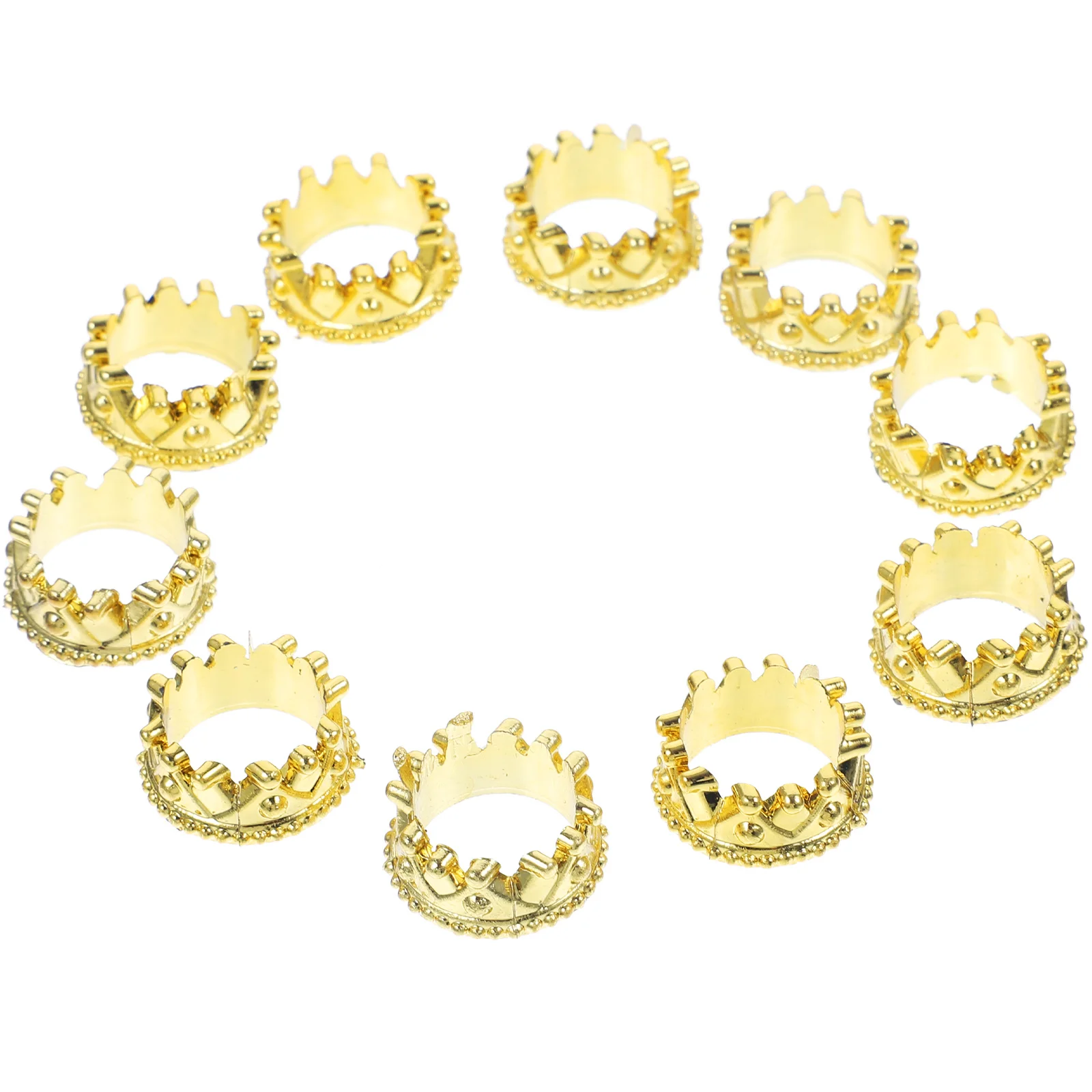 

10Pcs Crown Design Charms Pendant Decorative DIY Jewelry Making Necklace Bracelet Accessories Mini Crown Charms