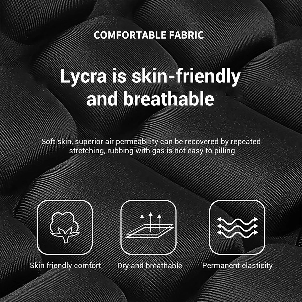 Motorcycle Seat Cushion Breathable Heat Insulation Air Cushion Cover Non-Slip Electric Bicycle Seat Cover Shock Absorption view 2