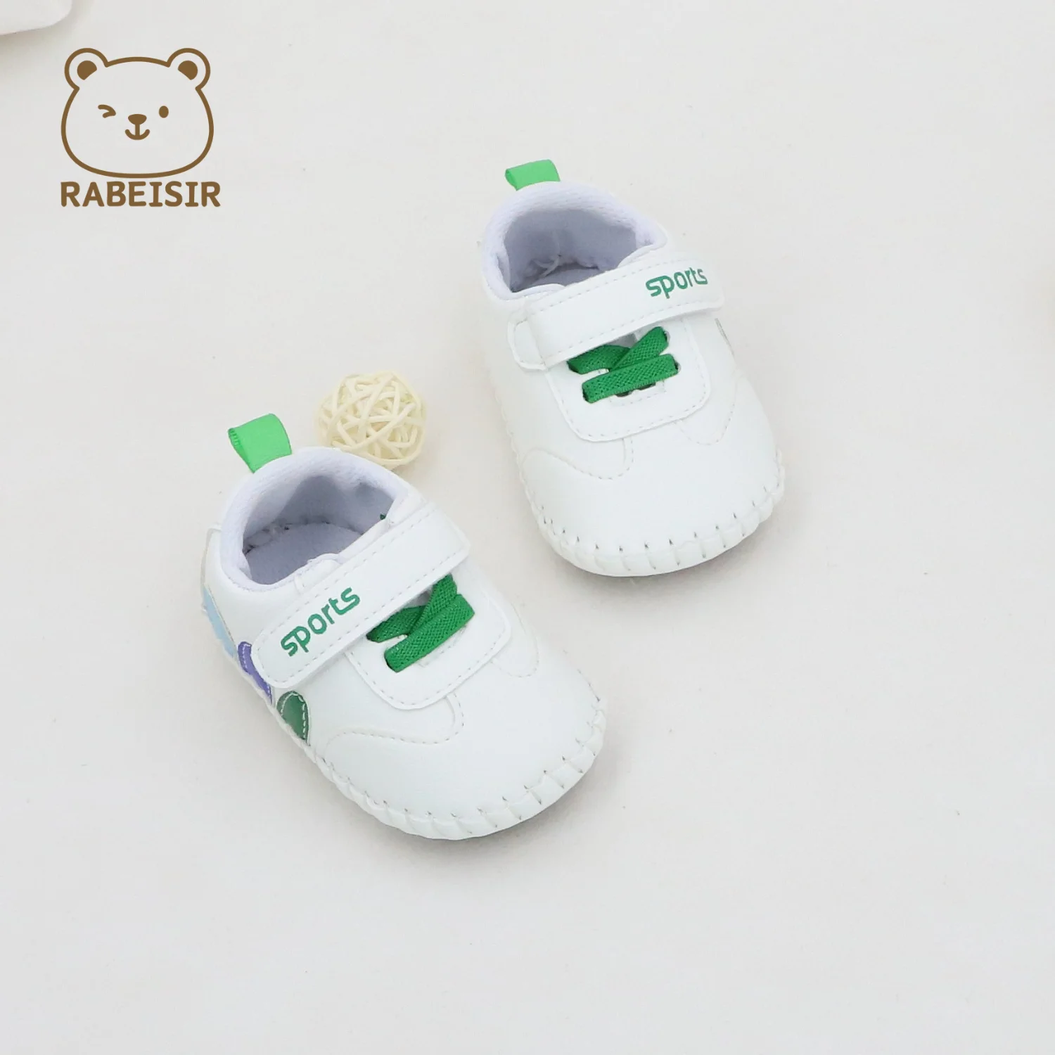 

Spring and Autumn Baby Sports Shoes for Boys and Girls 0-6-12-18 Months Infant and Toddler Pre-Walking Shoes with Soft Soles, Non-Slip