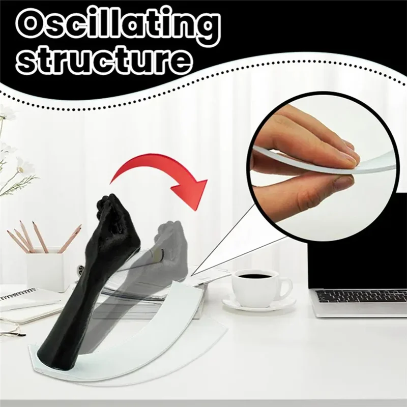 YSUN-مكتب الإيماءات اليدوية الإيطالية ديكور المكتب الممتع وفكرة هدية لرف الطاولة مكتب ديكو #3