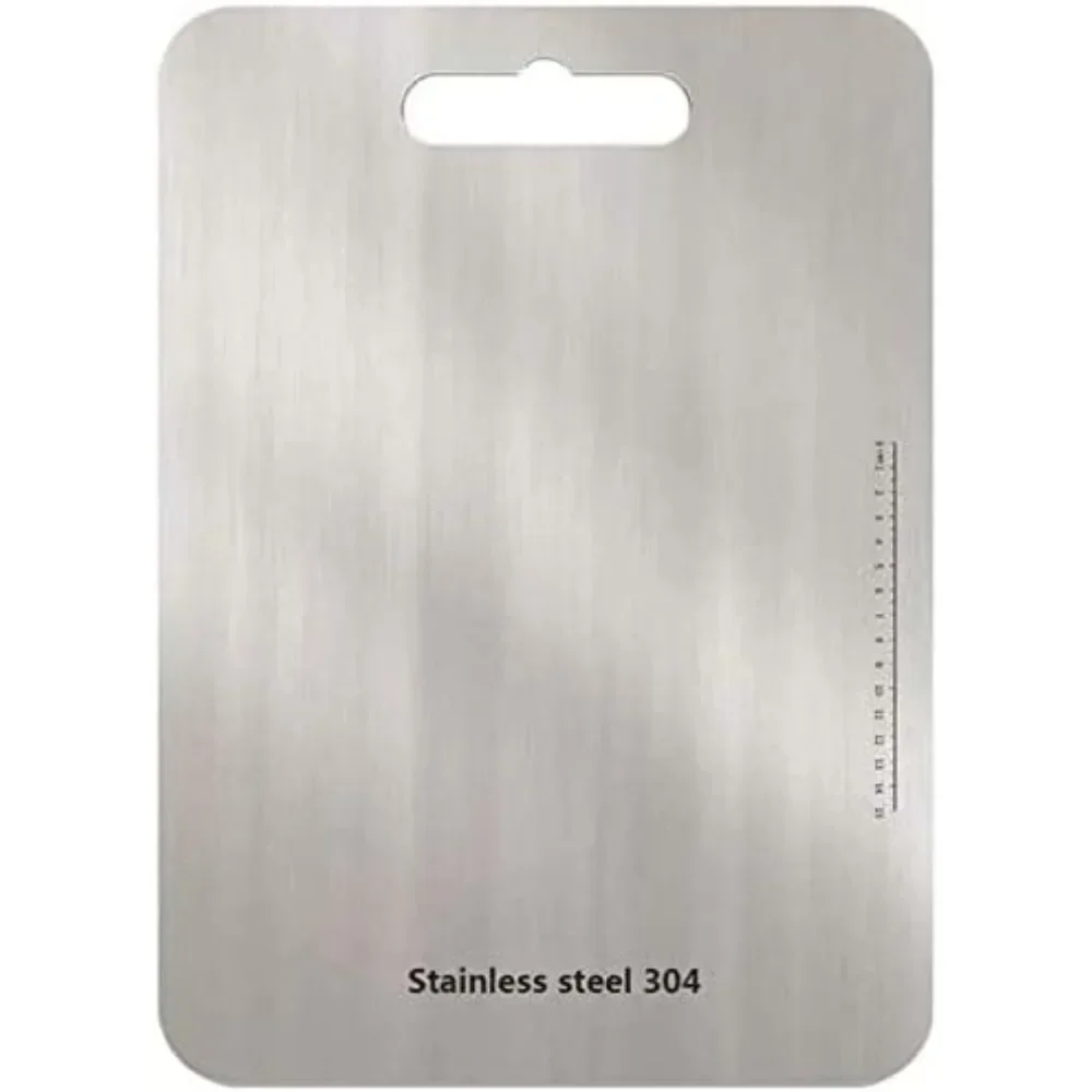 304 Stainless Steel Cutting Board Antibacterial and Mildew-proof Household Board Kitchen Kneading Dough Board 30cm*45cm