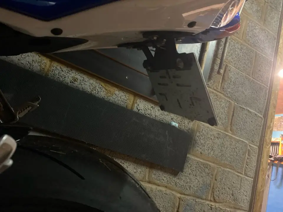 Motorcycle Rear Short Tail Stock License Plate Holder Tailstock Bracket Kit For SUZUKI GSXR600 GSXR750  GSXR 2008-2010