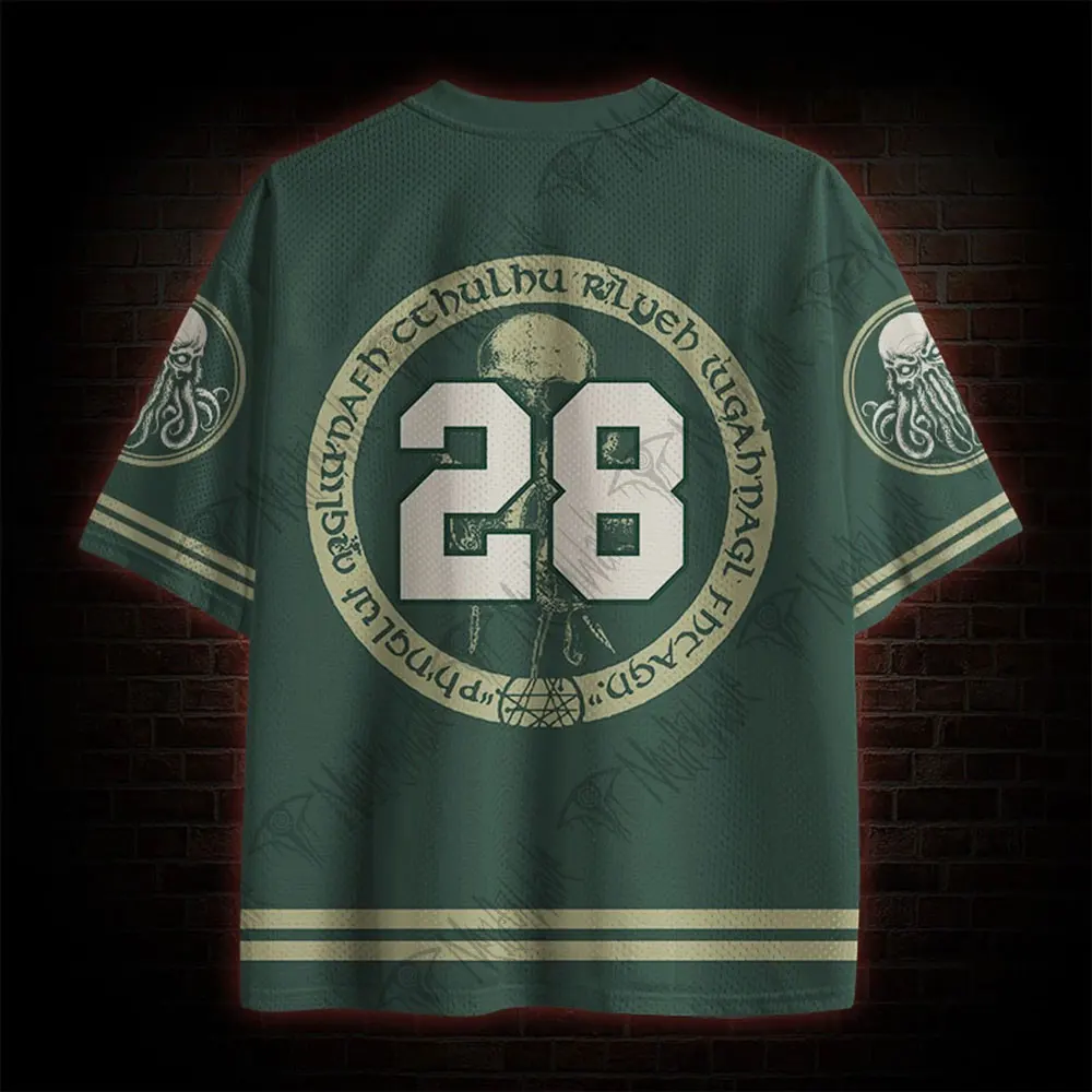 Hot Selling Goods, Cthulhu Cultural Goods, Fashionable Men's Short Sleeves Suitable for Sports and Fitness Майка Мужская