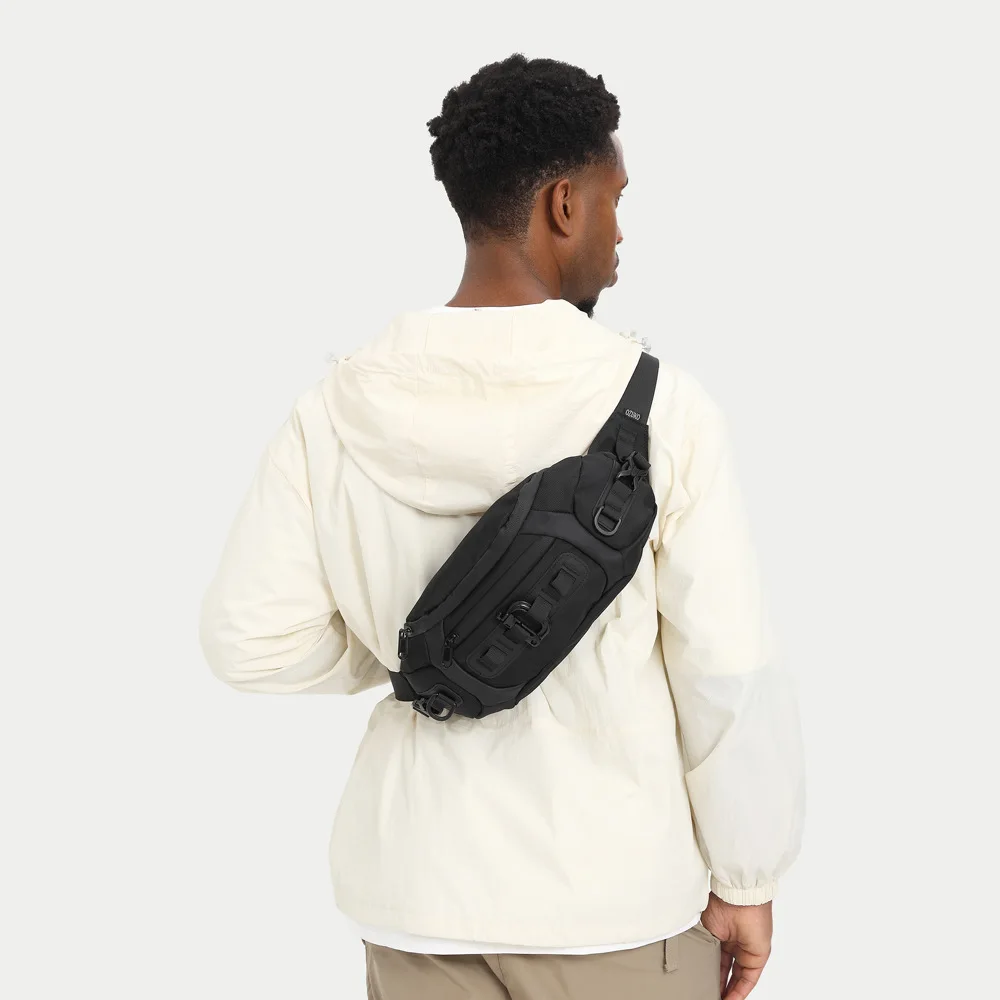 

Мужская многофункциональная водонепроницаемая тактическая нагрудная сумка большой вместимости для хранения мобильных телефонов