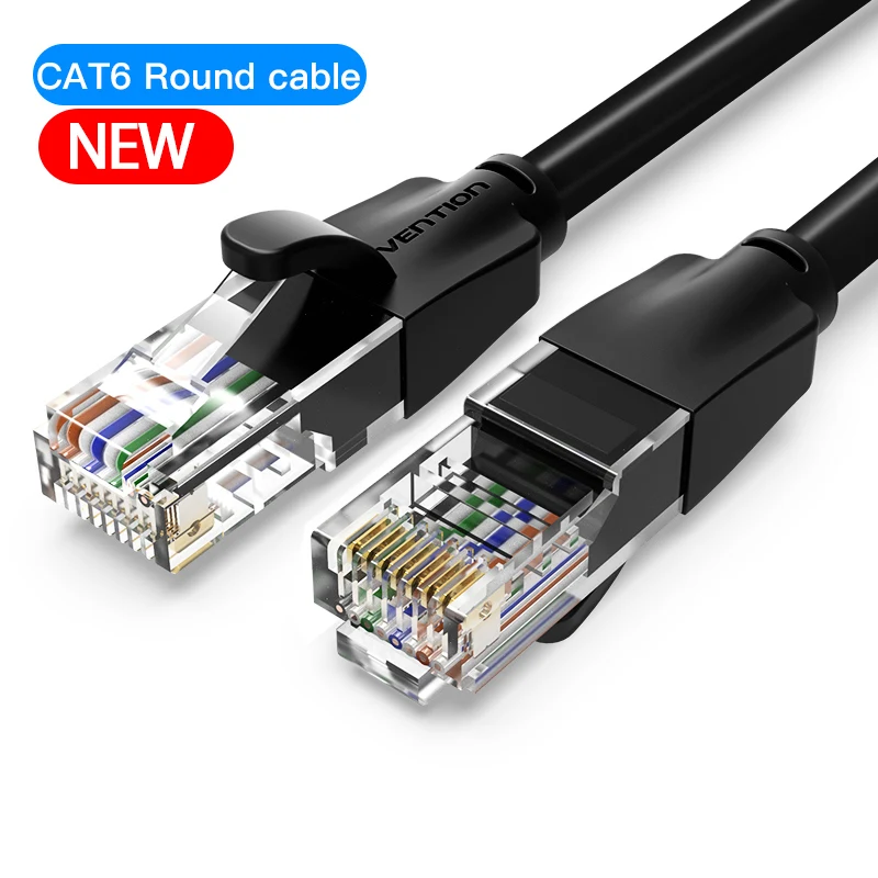 Vention Ethernet-Kabel Cat6 Lan-Kabel UTP RJ45 Netzwerk-Patchkabel 10 m 50 m für PS PC Internet Modem Router Cat 6 Kabel Ethernet