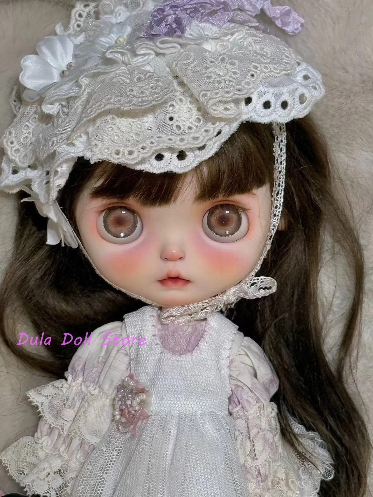 듀라 인형 옷 드레스 가을 스플라이싱 퍼플 긴 소매 치마 란도우두 블라이스 ob24 ob22 아존 리카 ICY 1/6 인형