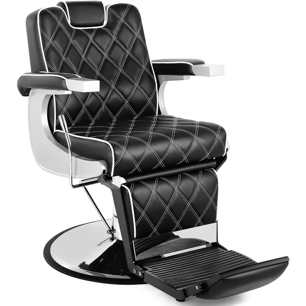 

All Purpose Barber Chair Wide Backrest Reclining Salon for Hair Stylist Tattoo Makeup Chair for Salon Equipment