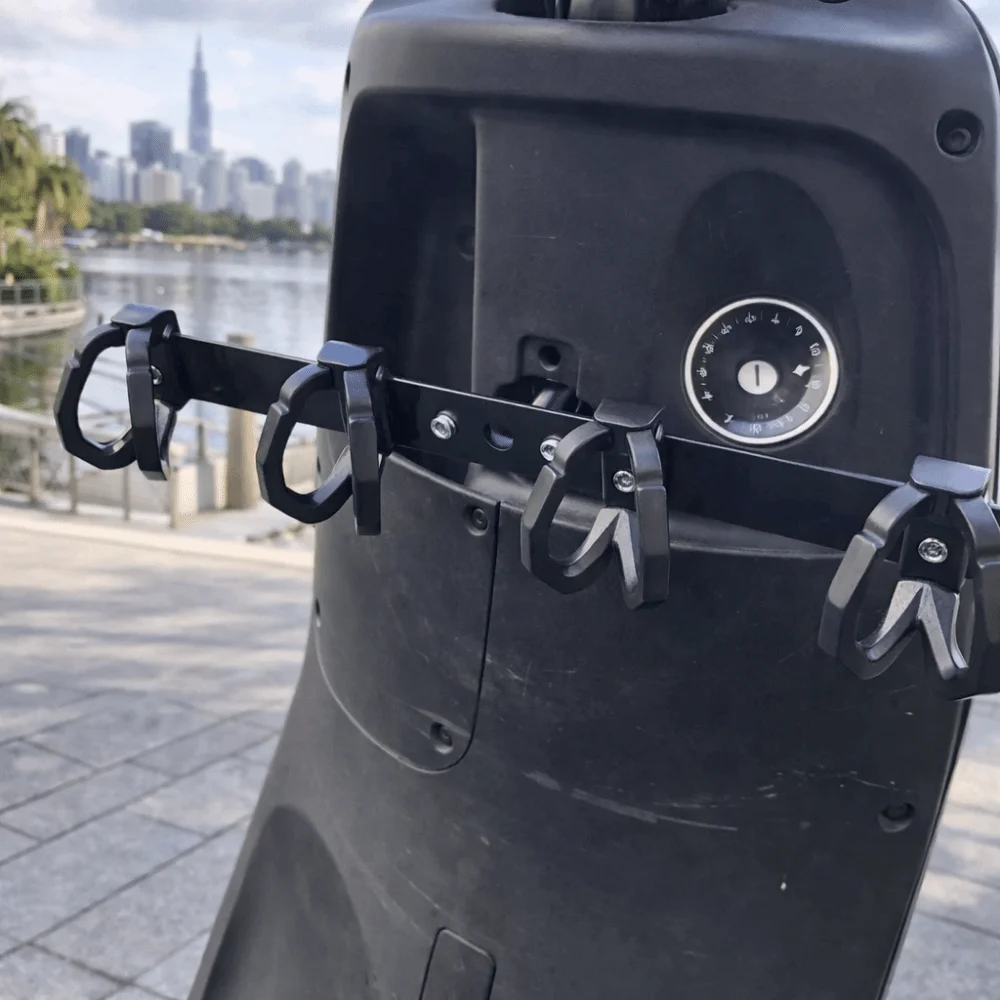 

Крючки для электросамокатов 2/3/4/6 шт., без сверления, универсальные, для сумок доставки, двойные, многофункциональные