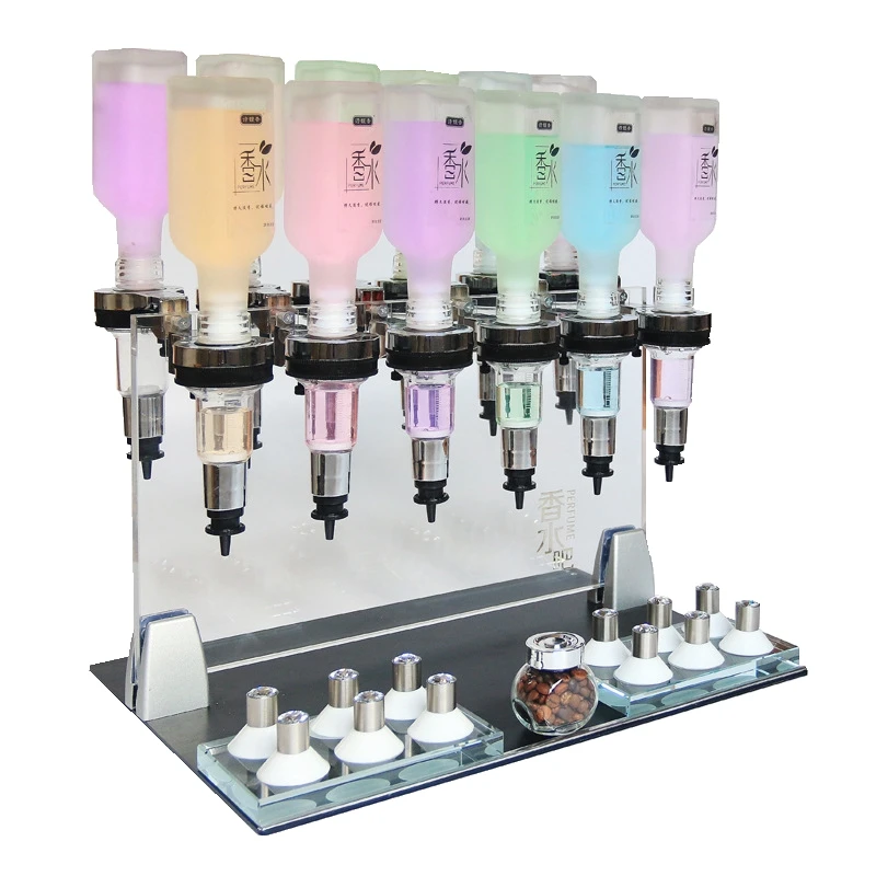 Cheap Perfume Pump 12 Bottle Perfume Bar Dispenser Perfume Bottle Filling Machine