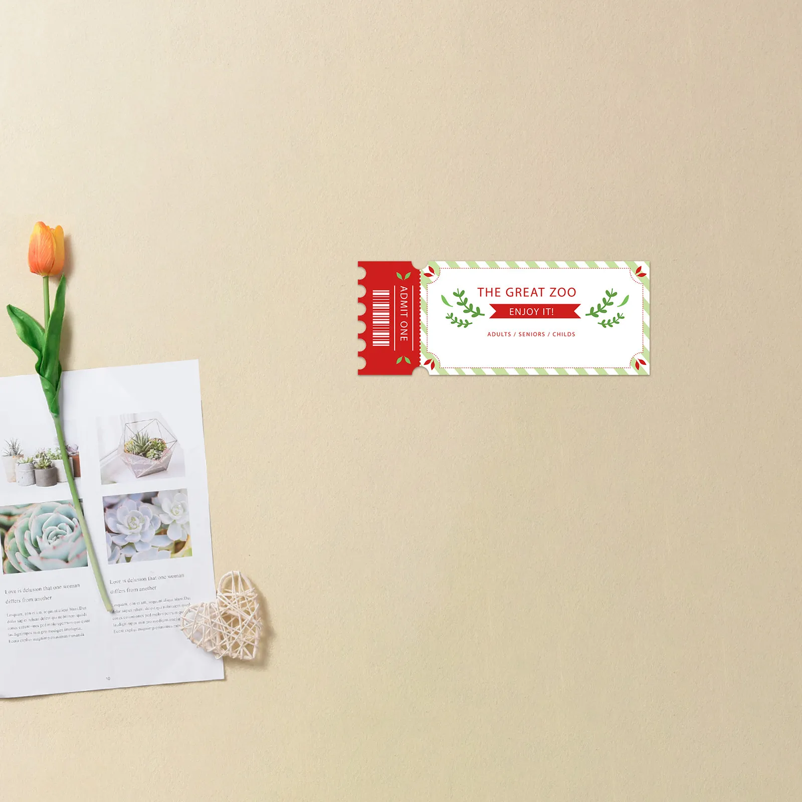 

Pet Concert Ticket Sublimation Blank Dual-Sided Smooth Surface Heat Transfer Printing Ticket DIY for Concert Events Parties