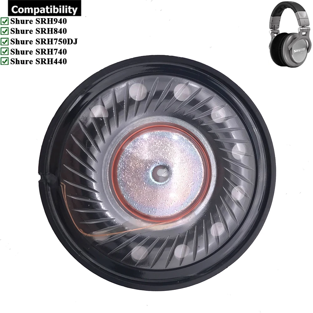 DIY 40mm Replacement Speaker Unit Driver Repair Parts For Shure SRH940 SRH840 SRH750DJ SRH740 SRH440 Headphones
