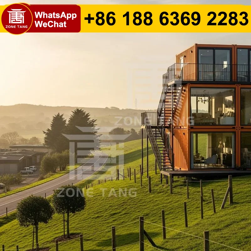 

Economic Premade Houses Flat Pack House Tiny Homes Wind Resistance Temporary Housing Prefab Shipping Container Homes Waterproof
