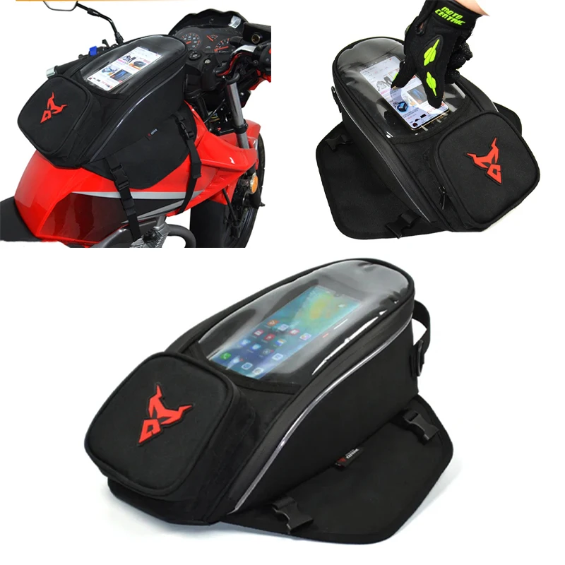 New Motorcycle Waterproof Magnetic Bag Mobile Phone Navigation Tank Multifunctional Small Oil Reservoit Package