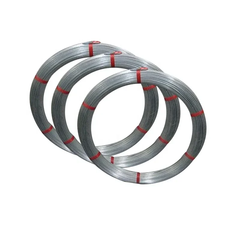 -Para BWG8 10 12 14 16 18 20 Alambre Galvanizado alambre de acero galvanizado bajo en carbono sumergido en caliente alambre de encuadernación Gi 25kg por rollo