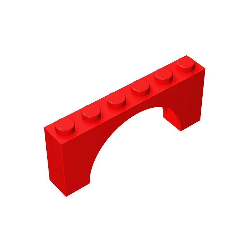 MOC PARTS GDS-678 Arch 1 x 6 x 2 Assembles Building Blocks compatible with lego 15254 12939 Technical