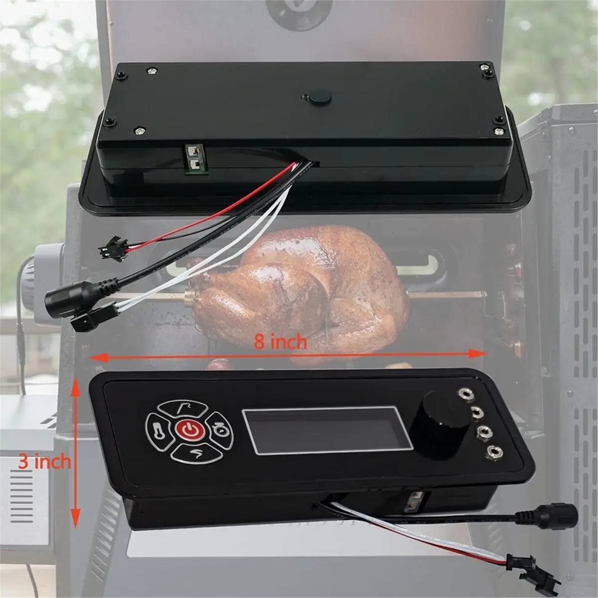 【UPGRADED VERSION】For Series 560/800/1050 Digital Charcoal Grill Replacement Non-WiFi Controller