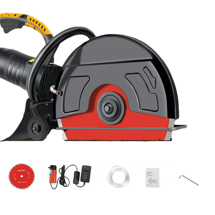 Multi-functional 410mm 4000W Electric Road Cutter Hand Held Electrical Concrete Cutter Saw Wall Cutting Machine