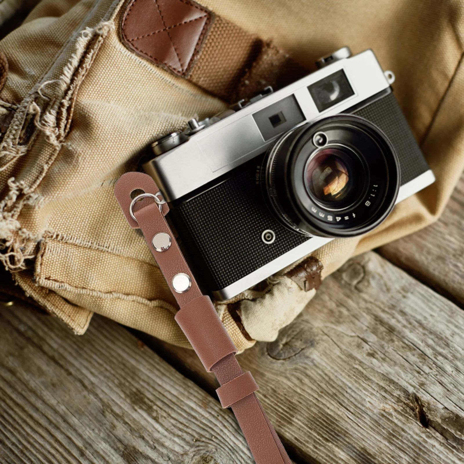 

2Pcs Cowhide Camera Hand Strap Wrist Strap Durable Comfortable Protective Digital Camera Wristband Accessories