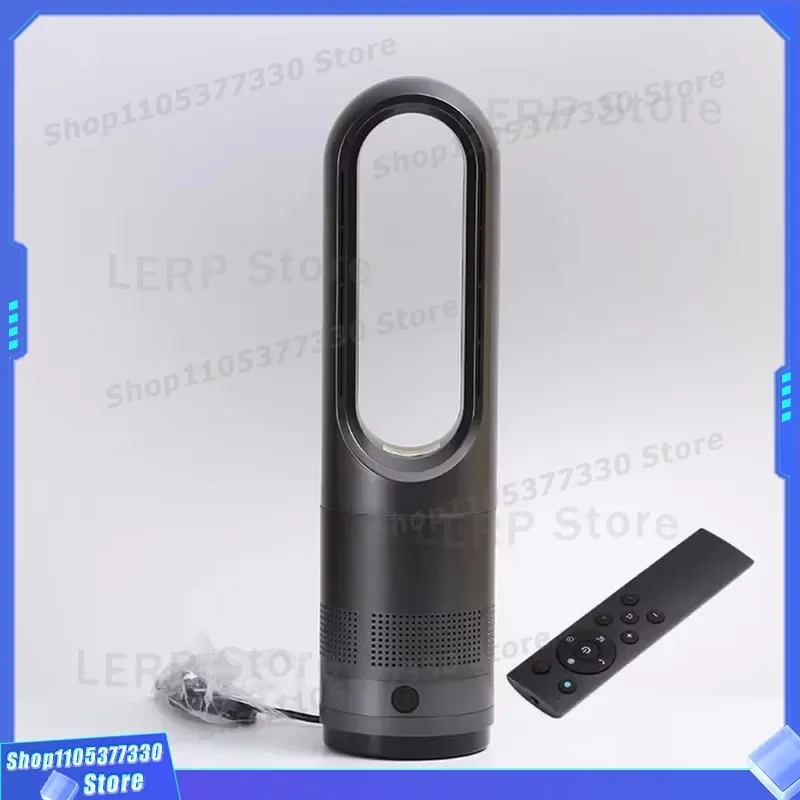 Smart Bladeless Air Purifier Fan with Cooling Heating Function Digital Timer Control 8000RPM High Speed Floor Standing Unit