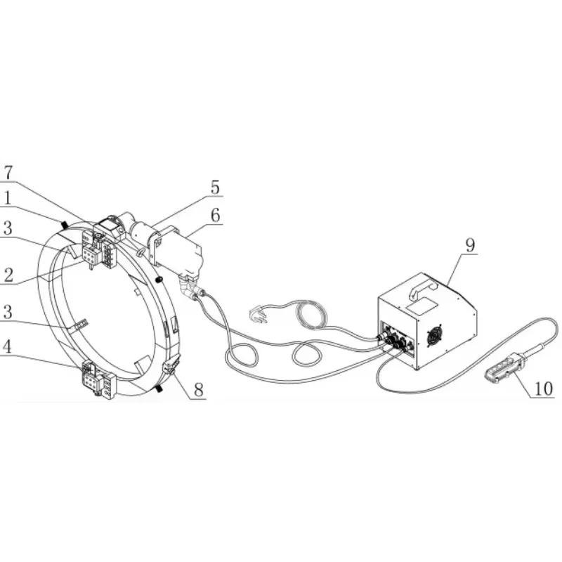 Pipe Cutting And Beveling Machine ISD Model