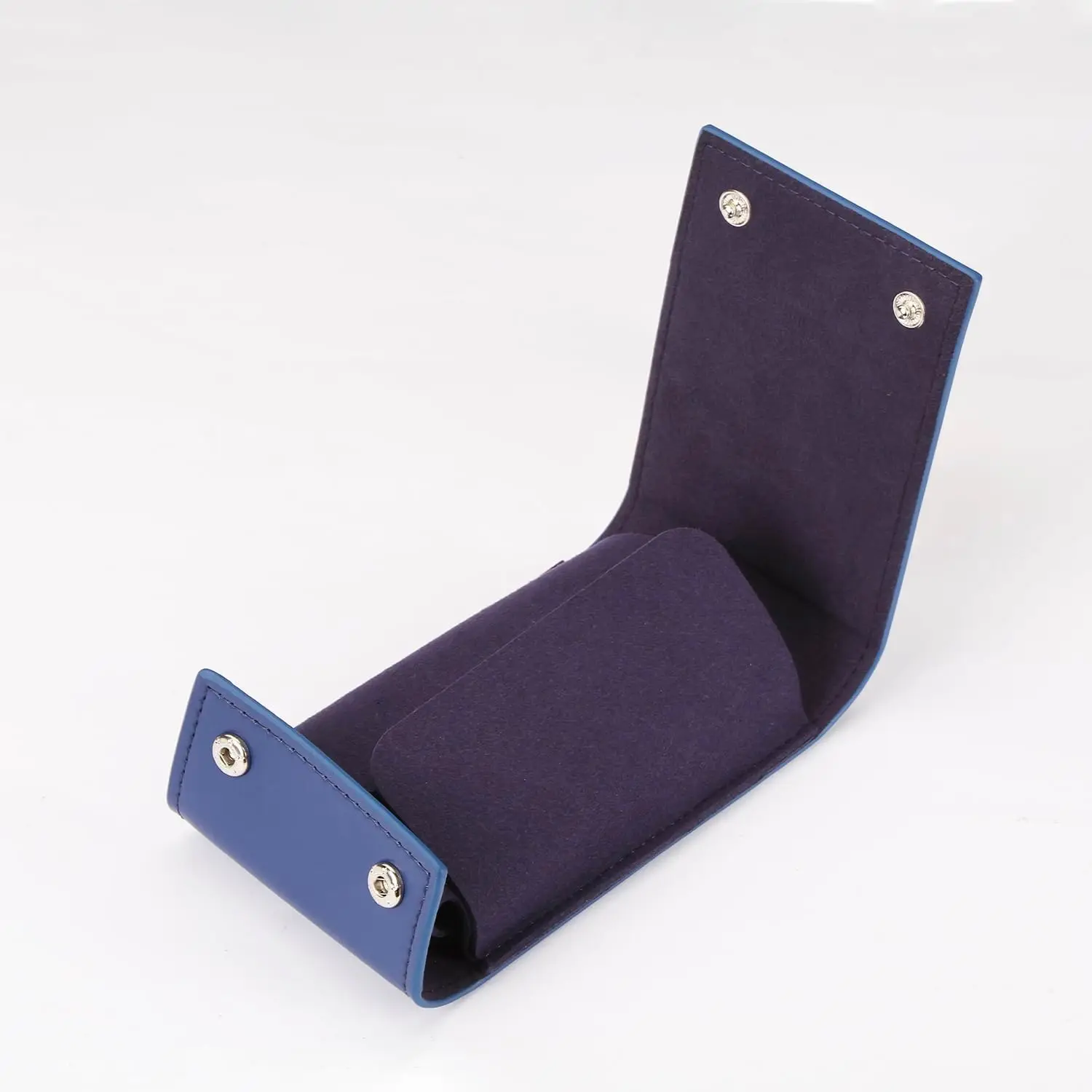 PU Leather Foldable Watch Pouch Single Wristwatch Travel Storage Bag Anti Scratch Protective Watch Case