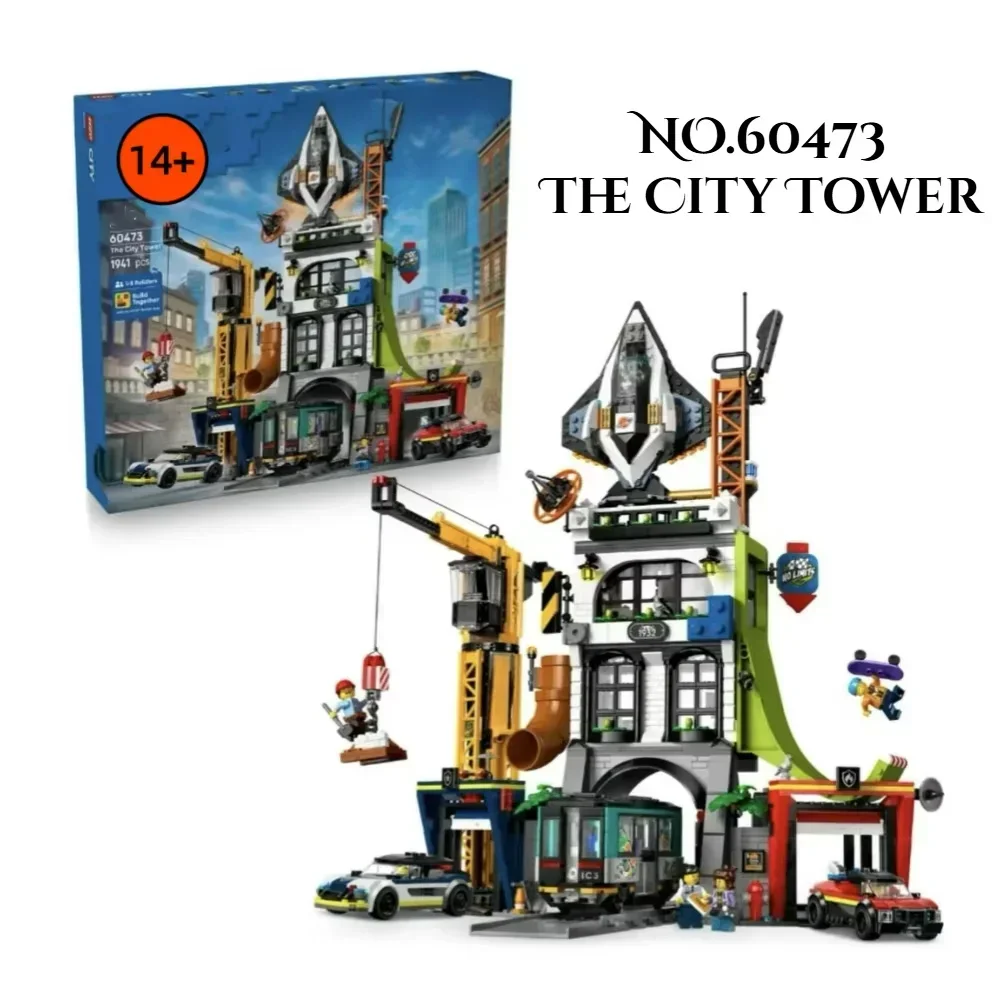 

Новый 60473 современный городской интегрированный командный центр модель строительный блок кирпич 1941 шт. для детей подарки на Рождество и день рождения