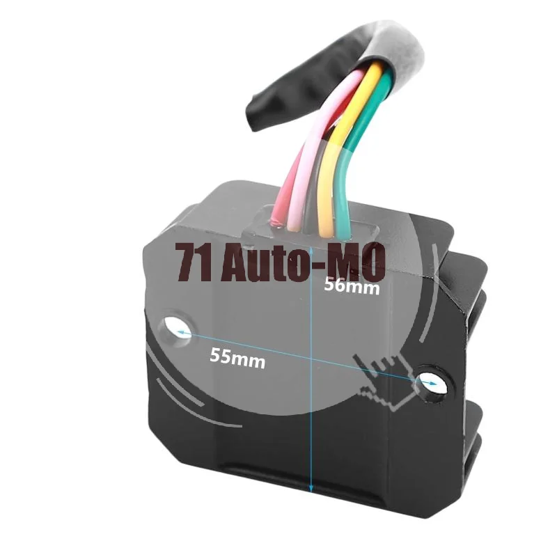 Motorcycle Full Wave Voltage Regulator Rectifier Shock Resistant Reliable Performance Replacement Part for GY6 ATVs
