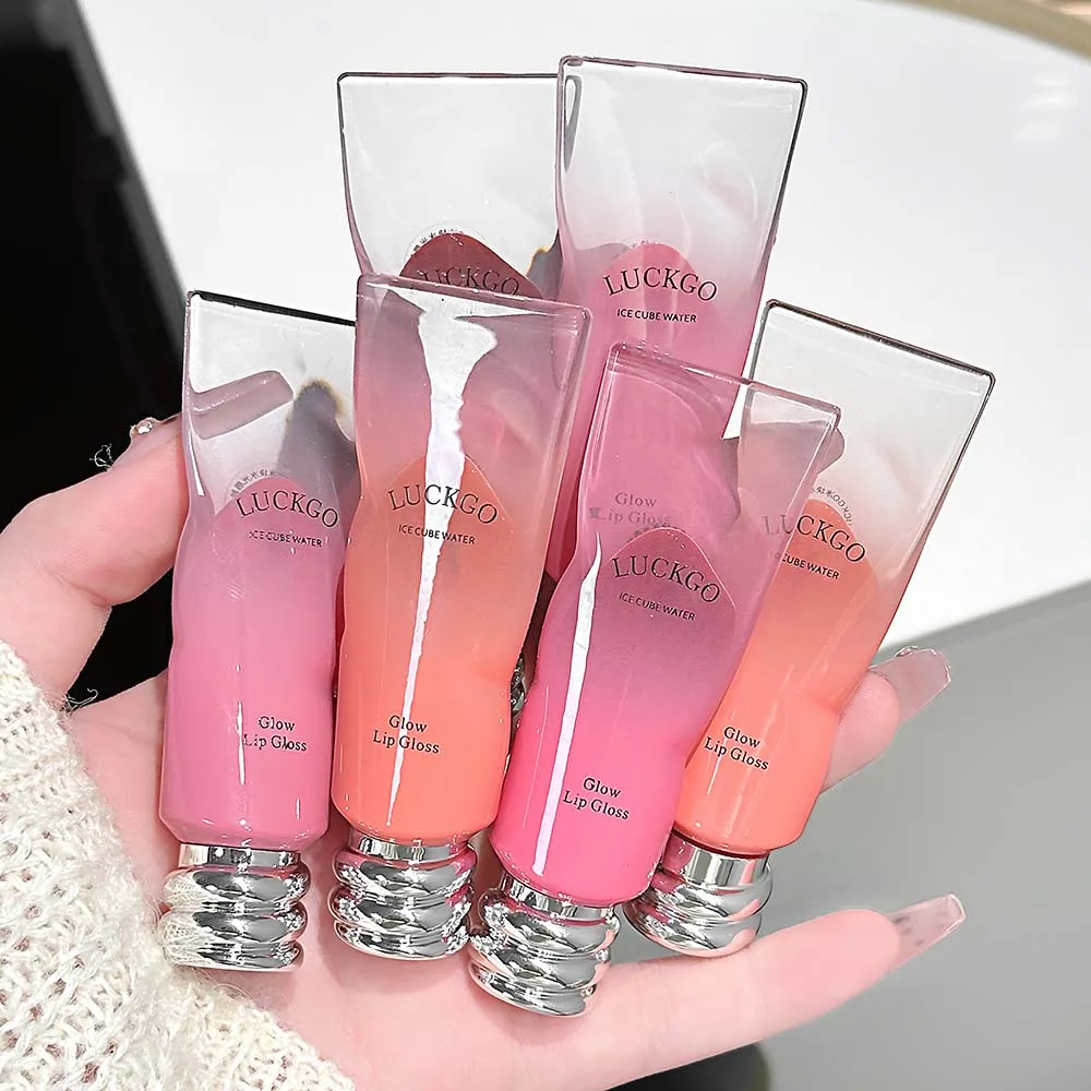Water Plump Glaze Lip Gloss Moisturizing Mirror Finish Non Sticky_voghion.com