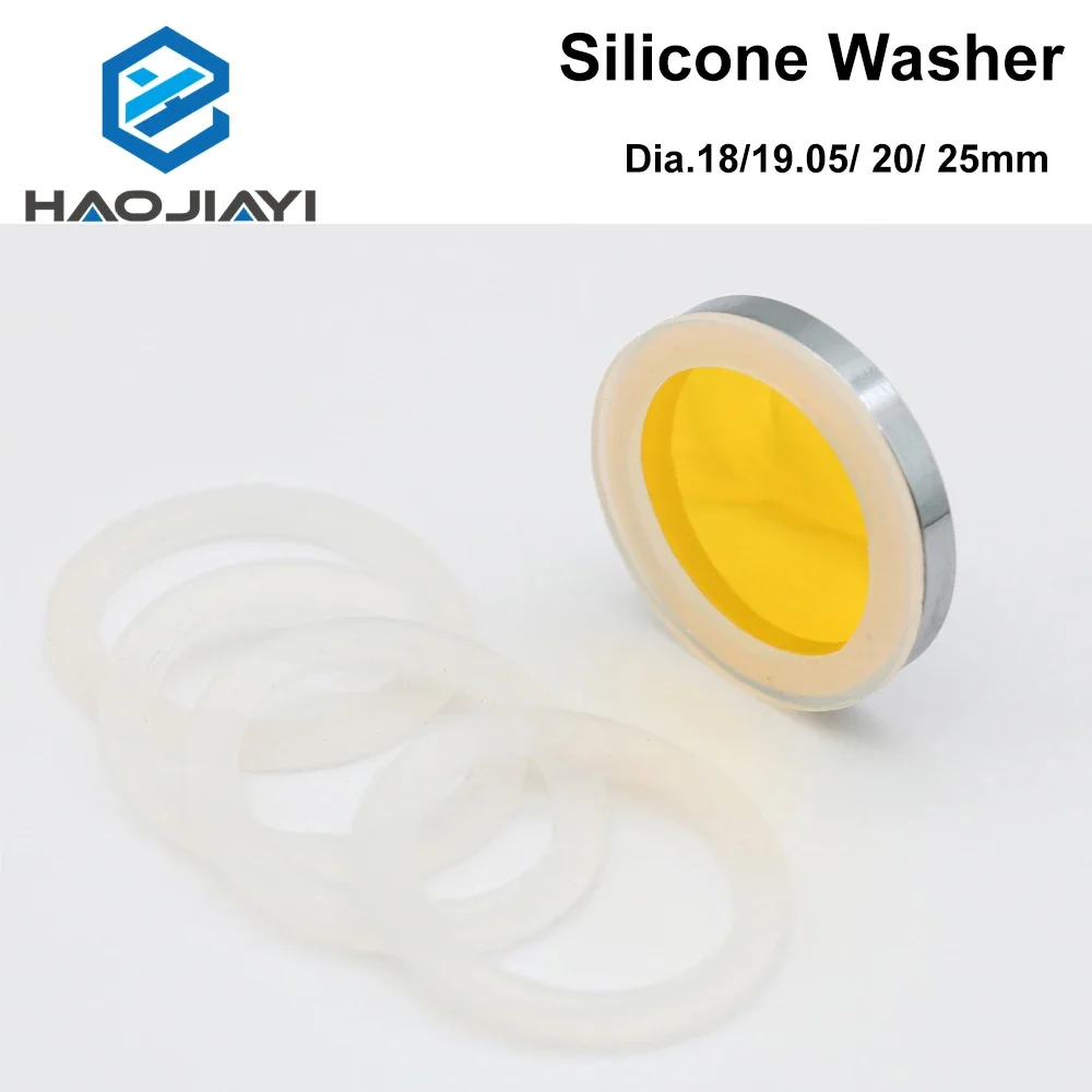 

Silicone Washer 19.05 20 25mm for CO2 Laser Focusing Lens Mirrors