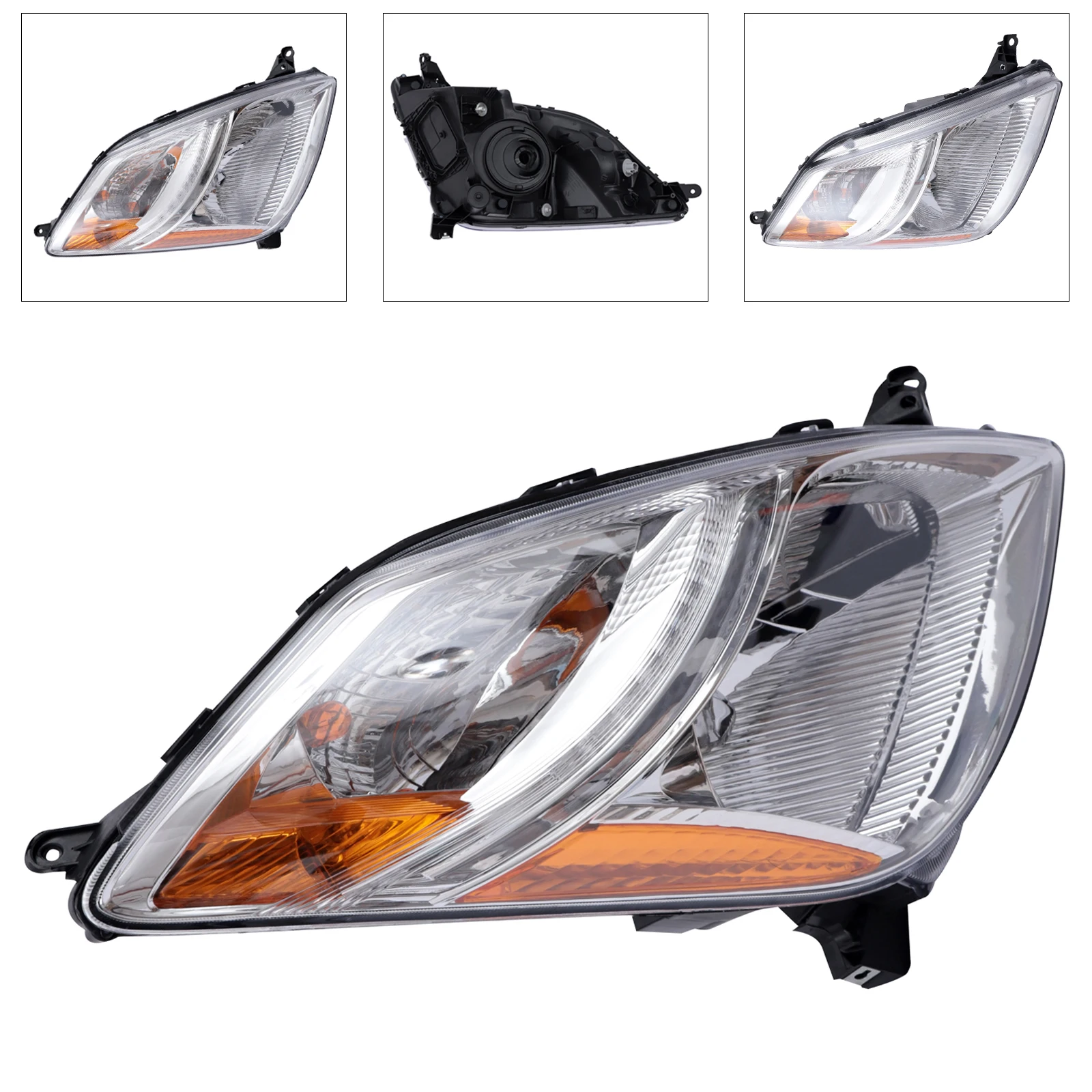 

Car Headlight Right Side Halogen Headlamp Fit for 2006-2009 Toyota Prius Passenger Side Headlight Assembly RH