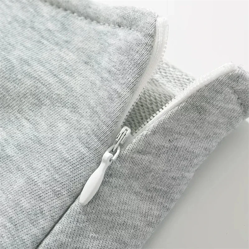 2024 Terry Fabric Y2K Mini Skirt Women Low Waist Wide Pleat Light Grey Sexy Vintage A-line Pleated Skirt Casual Skirt Summer