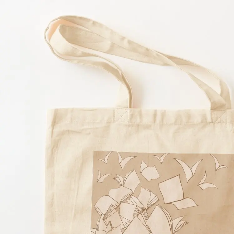 Books Tote Bag tote bag eco pack personalized tote Portable shopping bag