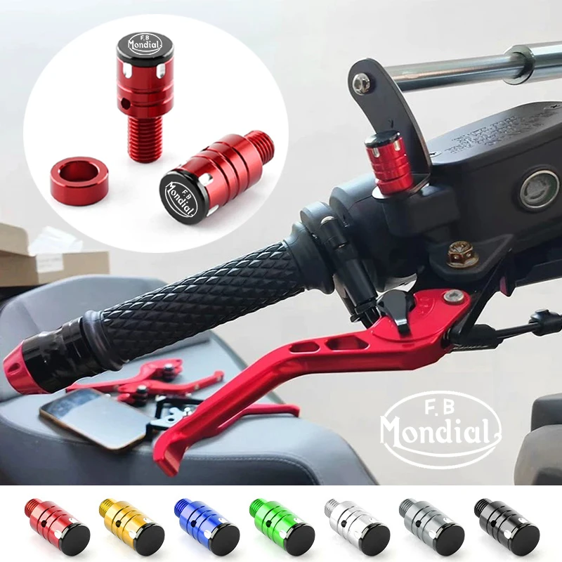 

For FB Mondial Flat Track SMT SMX 125 HPS 250 Hipster HPS 300 Pagani 1948 Motorcycle Mirror Modification Screw Mirror Hole Plug