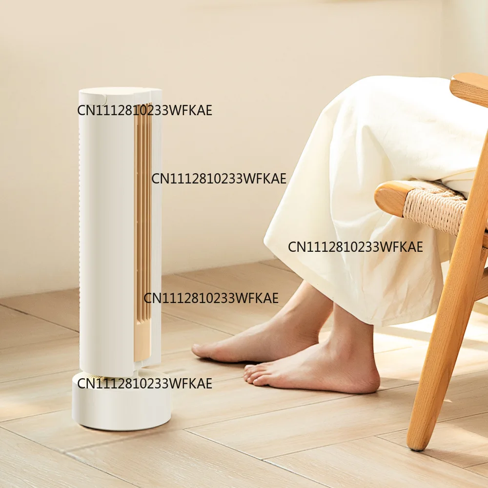 Leafless Office Home USB Desktop Tower Fan Rechargeable Portable High Wind Power Wall-Mounted Fan