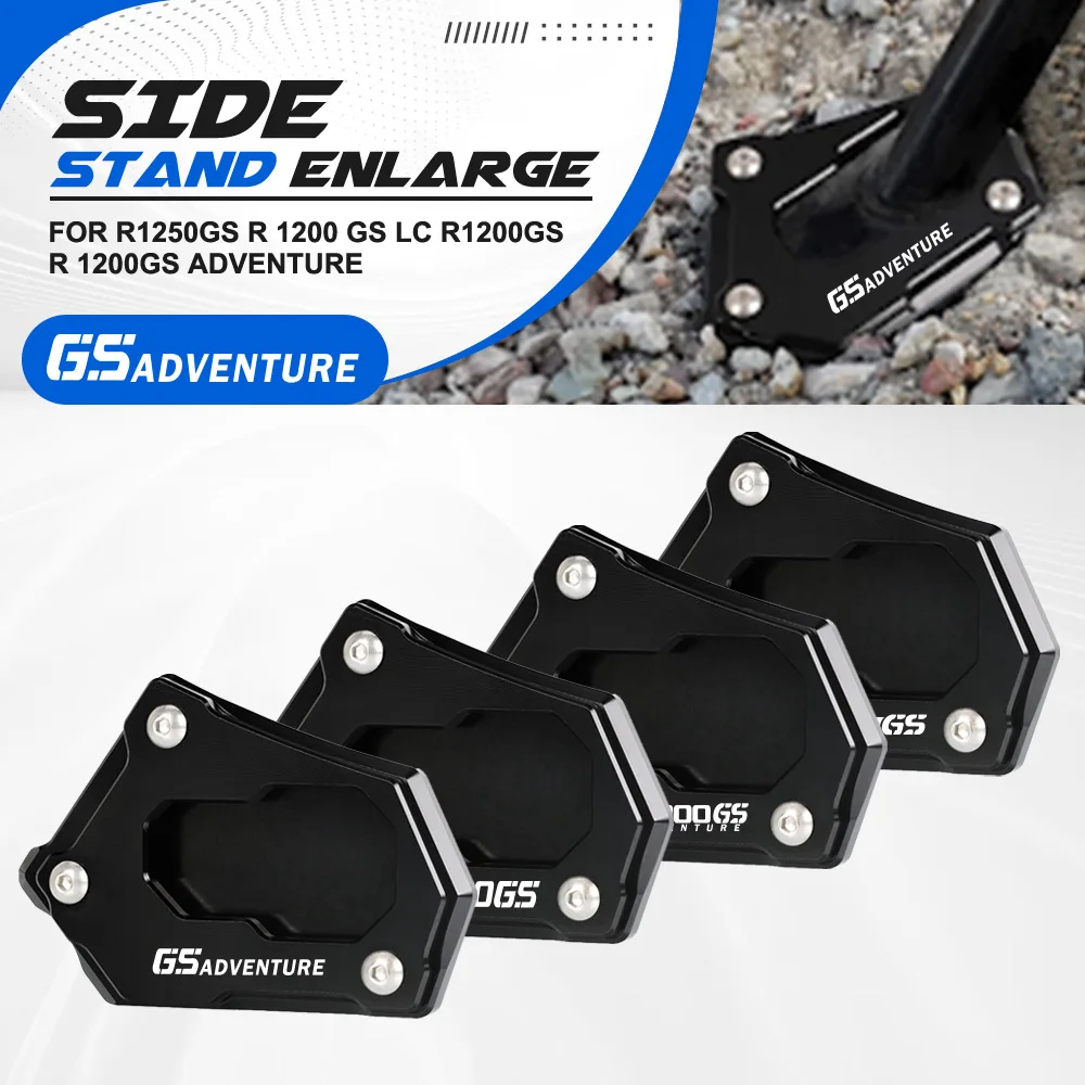 

For BMW R1250GS R 1200 GS LC R1200GS R 1200GS Adventure CNC Kickstand Foot Side Stand Extension Pad Support Plate Enlarge Stand