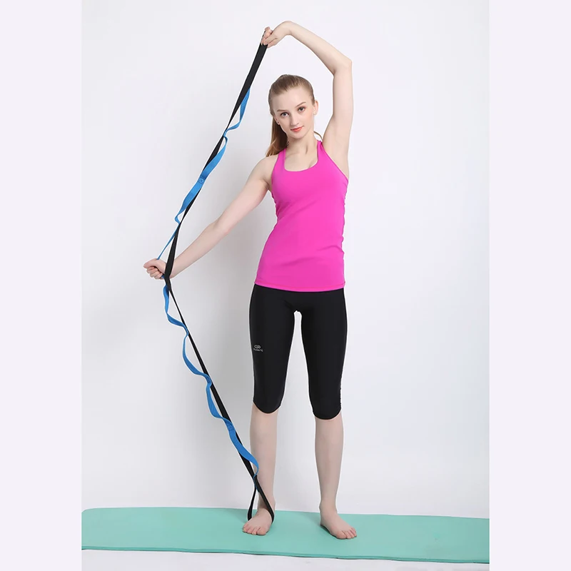 Aerobics Yoga Stretching Belt Rope Flat Belt Tension Rope Stretching Belt Anti-gravity Aerial Yoga